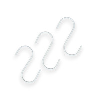 Гачок S (великий) білий