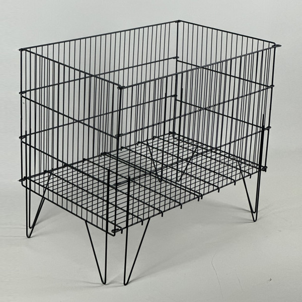 Корзина для розпродажу з дном, що регулюється 900*600*800 (чорний)