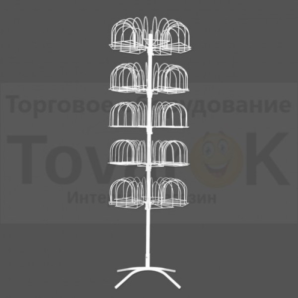 Стойка-вертушка под шапки на 105 позиций